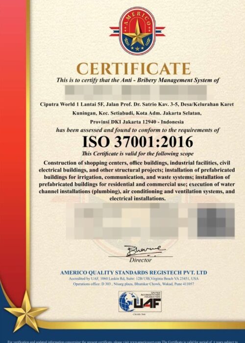 ISO 37001 ISO 37001